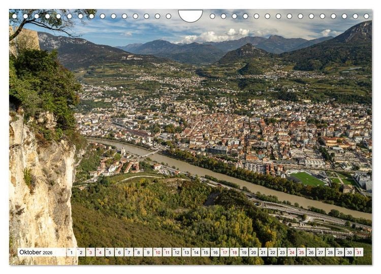 Produktbild: Trient und das Trentino (Wandkalender 2026 DIN A4 quer), CALVENDO Monatskalender