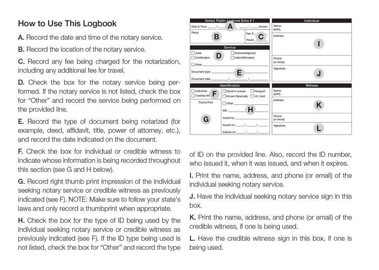 Produktbild: The One-Per-Page Notary Public Logbook