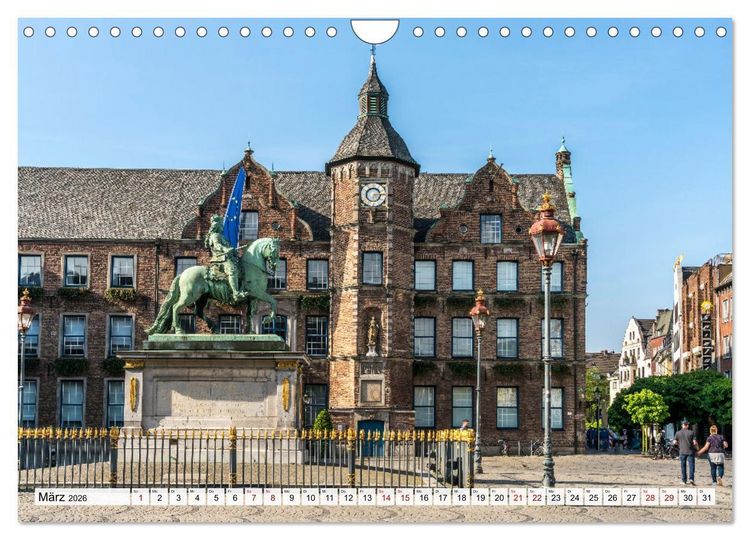 Produktbild: Landeshauptstadt D&uuml;sseldorf (Wandkalender 2026 DIN A4 quer), CALVENDO Monatskalender