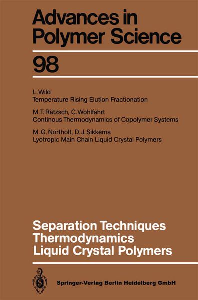 Produktbild: Separation Techniques Thermodynamics Liquid Crystal Polymers