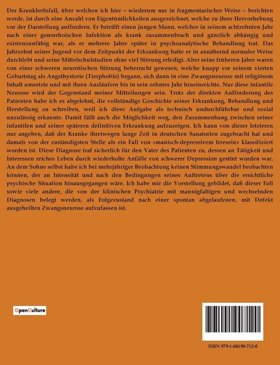 Produktbild: Aus der Geschichte einer infantilen Neurose