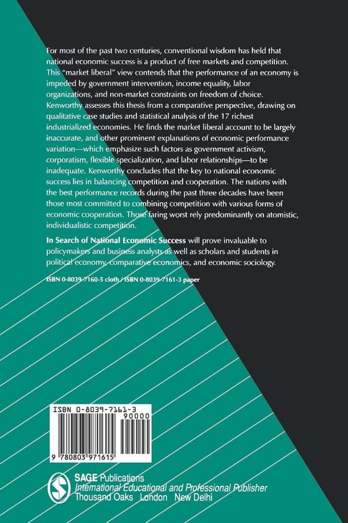 Produktbild: In Search of National Economic Success