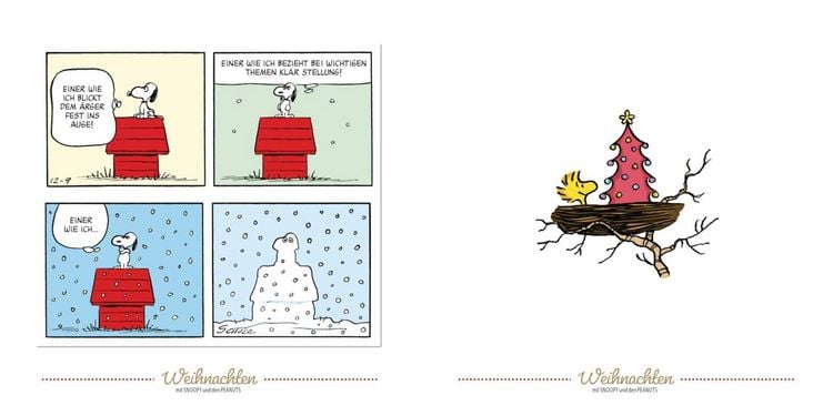 Produktbild: Peanuts Geschenkbuch: Frohe Weihnachten mit Snoopy und den Peanuts