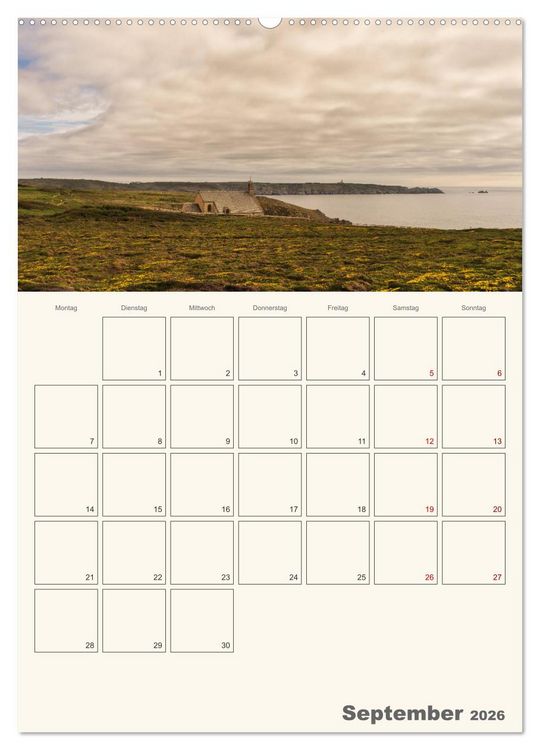 Produktbild: Sommertage in der Bretagne (Wandkalender 2026 DIN A2 hoch), CALVENDO Monatskalender