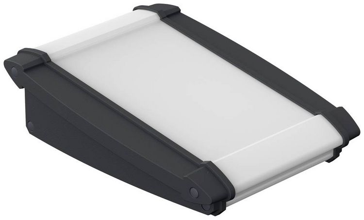 Produktbild: Bopla ALU-TOPLINE ATPH 1850-100 Pult-Geh&auml;use (L x B x H) 100 x 181 x 53 mm Aluminium, ABS Graphitgrau (RAL 7024), Natur 1 St.