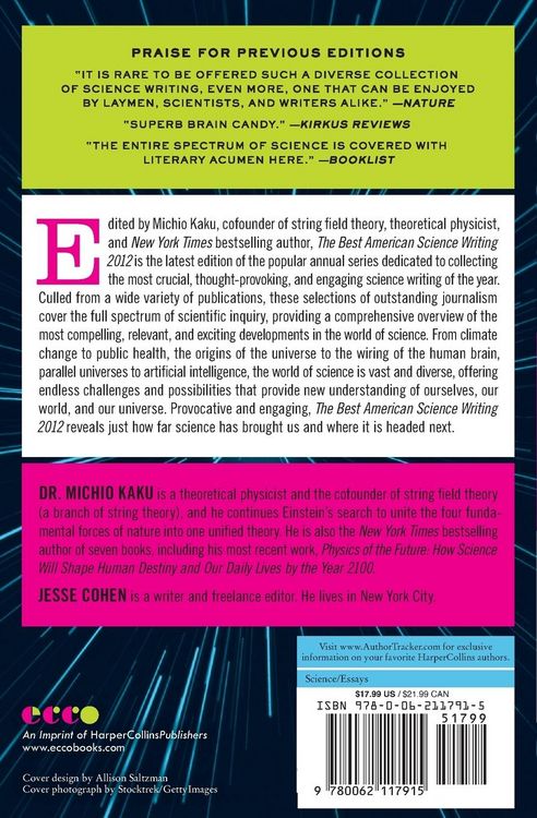 Produktbild: The Best American Science Writing 2012