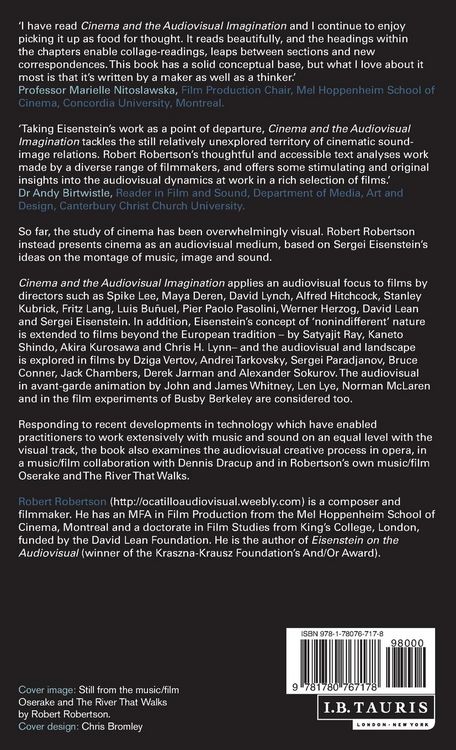 Produktbild: Cinema and the Audiovisual Imagination