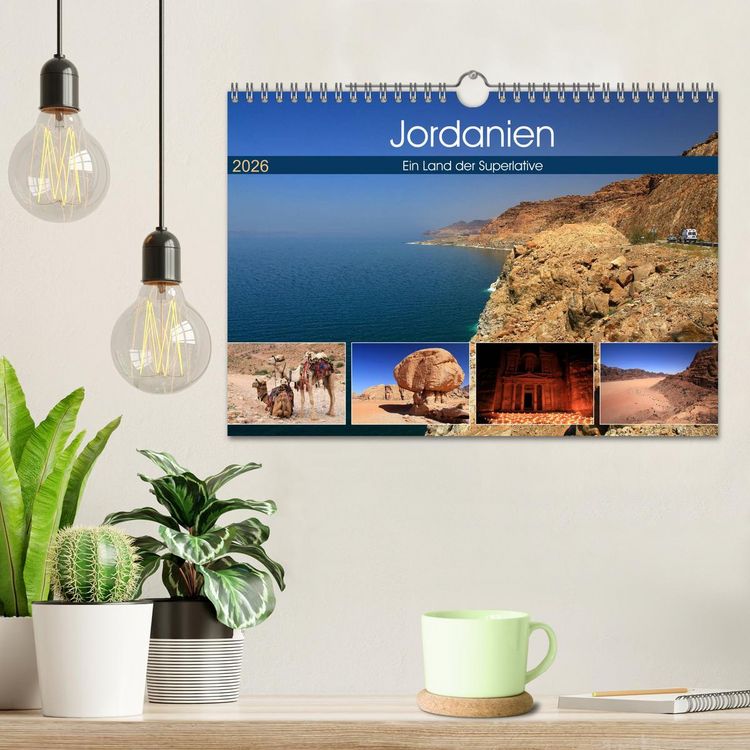 Produktbild: Jordanien - Ein Land der Superlative (Wandkalender 2026 DIN A4 quer), CALVENDO Monatskalender