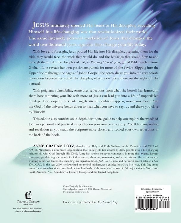 Produktbild: The Pursuing More of Jesus
