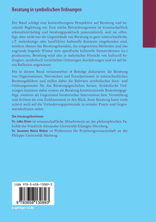 Produktbild: Beratung in symbolischen Ordnungen