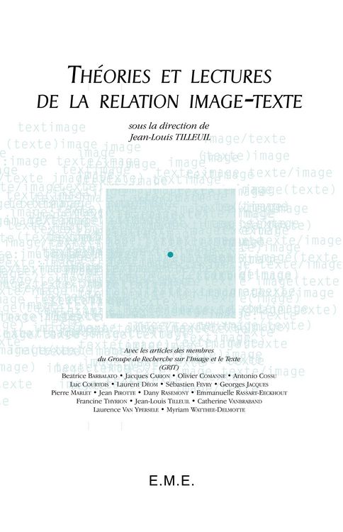 Produktbild: Th&eacute;ories et lectures de la relation image-texte