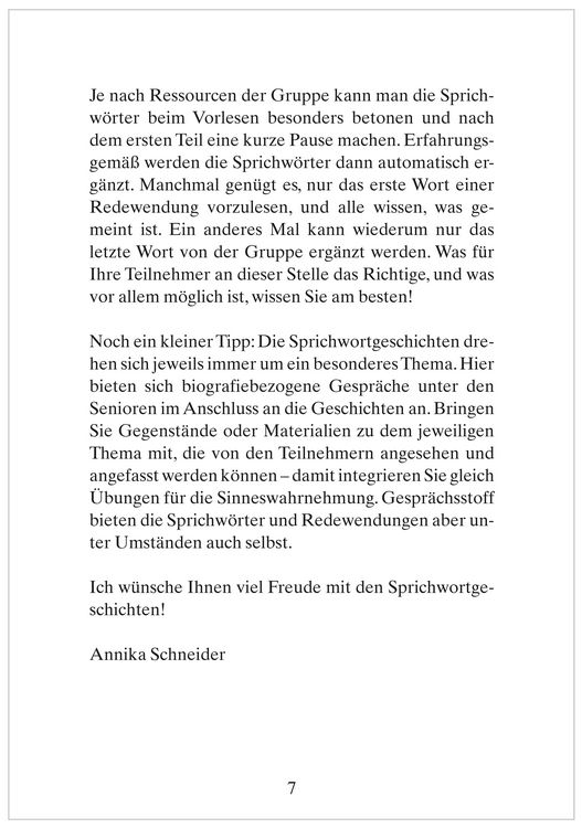 Produktbild: Geschichten voller Sprichw&ouml;rter