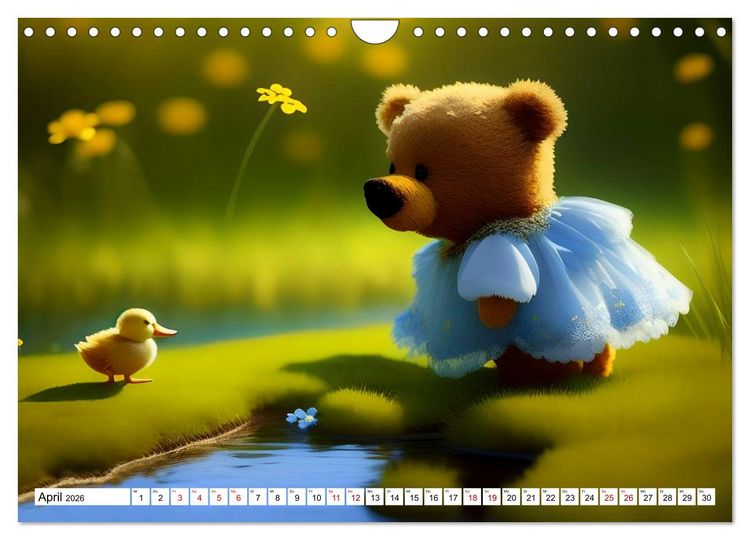 Produktbild: Sommerb&auml;rchen (Wandkalender 2026 DIN A4 quer), CALVENDO Monatskalender