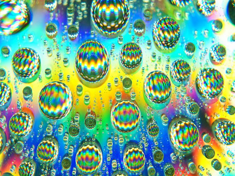Produktbild: CALVENDO Puzzle Regenbogen Tropfen | 1000 Teile Lege-Gr&ouml;&szlig;e 64x48cm Foto-Puzzle f&uuml;r gl&uuml;ckliche Stunden