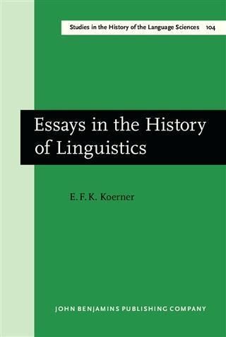 Produktbild: Essays in the History of Linguistics