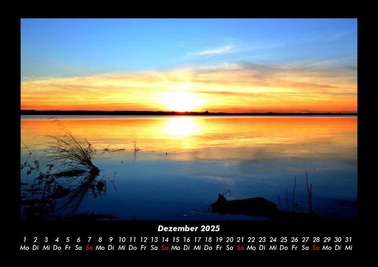 Produktbild: Sonnenuntergang 2025 Fotokalender DIN A3