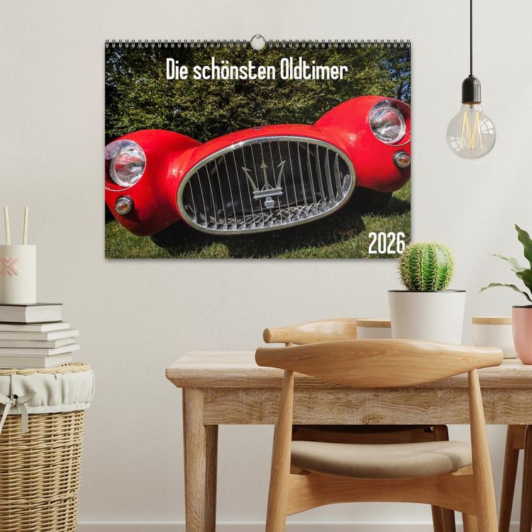 Produktbild: Die sch&ouml;nsten Oldtimer 2026 (Wandkalender 2026 DIN A3 quer), CALVENDO Monatskalender