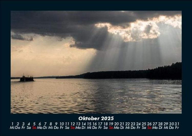 Produktbild: Die Seen der Erde 2025 Fotokalender DIN A5
