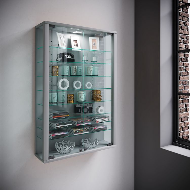 Produktbild: Wandvitrine H&auml;ngevitrine Glasvitrine Vitrosa Mini