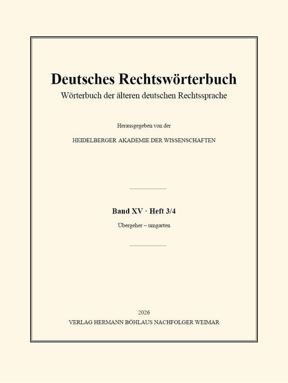 Produktbild: Deutsches Rechtsw&ouml;rterbuch