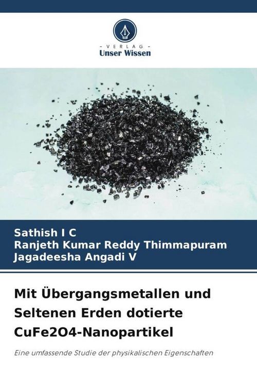 Produktbild: Mit &Uuml;bergangsmetallen und Seltenen Erden dotierte CuFe2O4-Nanopartikel