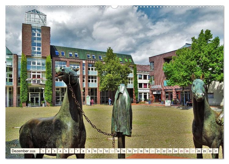 Produktbild: Rotenburg - Die bunte Stadt an der W&uuml;mme (Wandkalender 2026 DIN A2 quer), CALVENDO Monatskalender