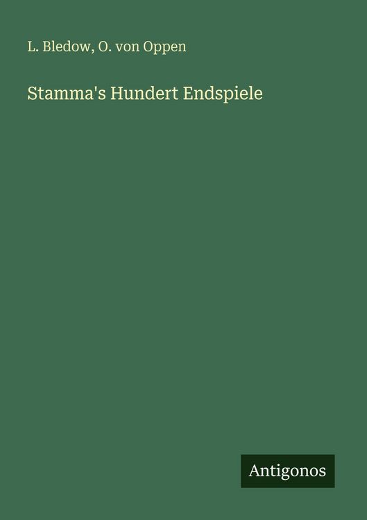 Produktbild: Stamma's Hundert Endspiele
