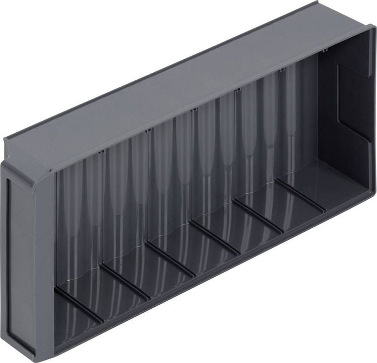 Produktbild: Alutec 66030 Sichtlagerkasten (L x B x H) 400 x 183 x 81mm Dunkelgrau 1St.