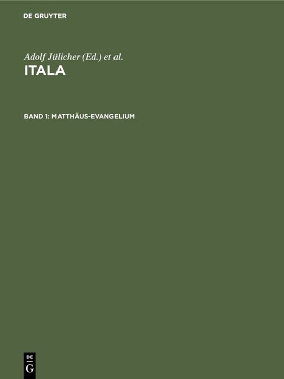 Produktbild: Matth&auml;us-Evangelium