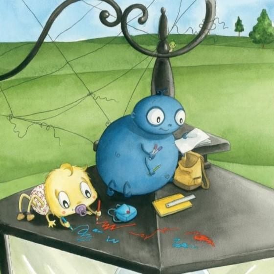 Produktbild: Maxi Pixi 393: Die kleine Spinne Widerlich: Komm, wir spielen Schule!