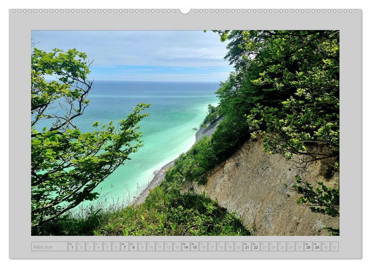 Produktbild: M&ouml;n...die Sch&ouml;nheit einer d&auml;nischen Insel (Wandkalender 2026 DIN A2 quer), CALVENDO Monatskalender