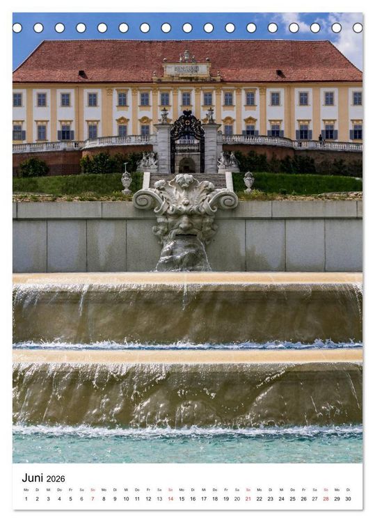 Produktbild: Schloss Hof &ndash; Die Perle unter den Marchfeldschl&ouml;ssern (Tischkalender 2026 DIN A5 hoch), CALVENDO Monatskalender