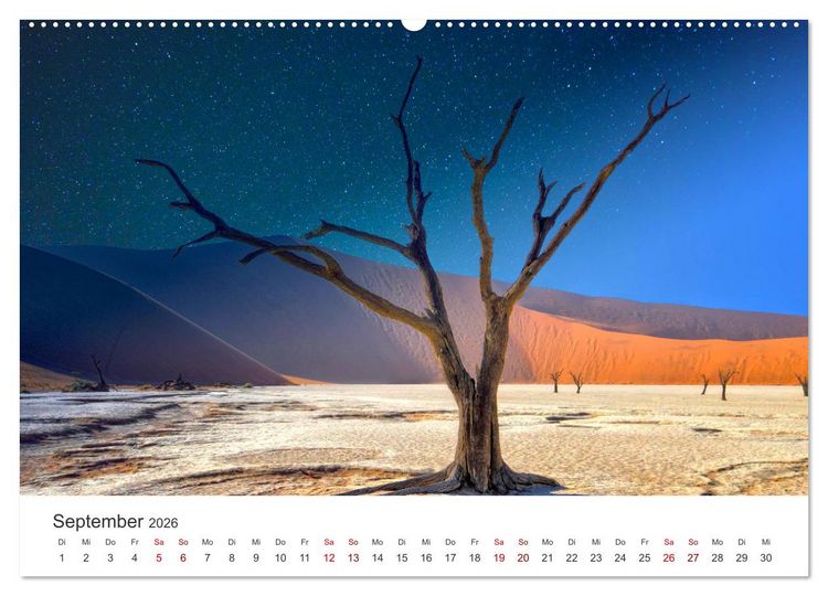 Produktbild: Deadvlei - Ein einzigartiges Naturwunder. (Wandkalender 2026 DIN A2 quer), CALVENDO Monatskalender