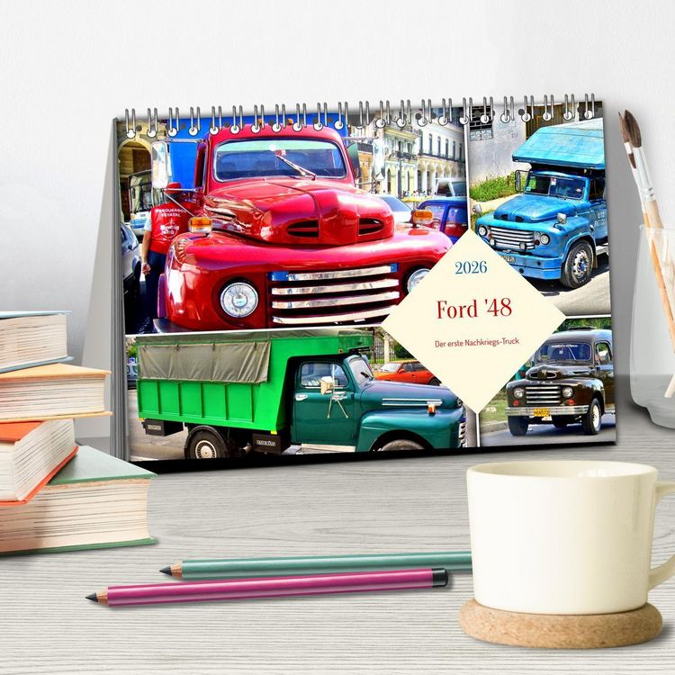 Produktbild: Ford '48 - Der erste Nachkriegs-Truck (Tischkalender 2026 DIN A5 quer), CALVENDO Monatskalender