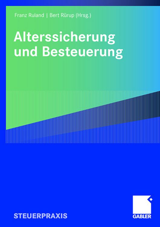 Produktbild: Alterssicherung und Besteuerung