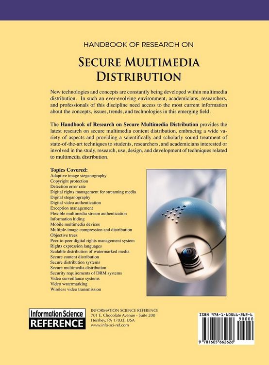 Produktbild: Handbook of Research on Secure Multimedia Distribution