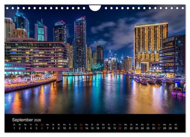 Produktbild: Dubai in Bildern (Wandkalender 2026 DIN A4 quer), CALVENDO Monatskalender