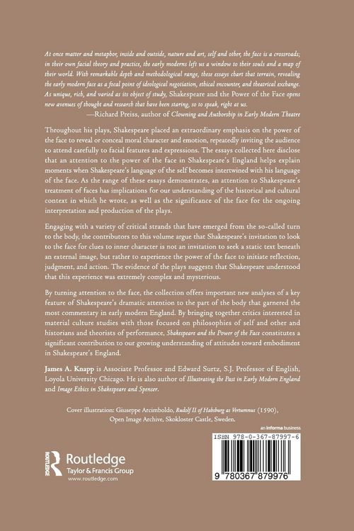 Produktbild: Shakespeare and the Power of the Face