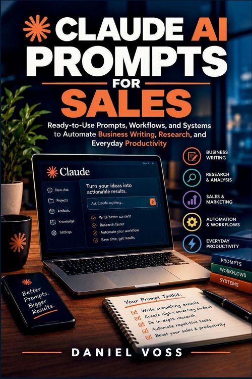 Produktbild: Claude AI Prompts for Sales