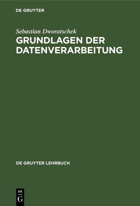 Produktbild: Grundlagen der Datenverarbeitung