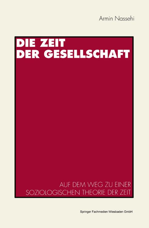 Produktbild: Die Zeit der Gesellschaft