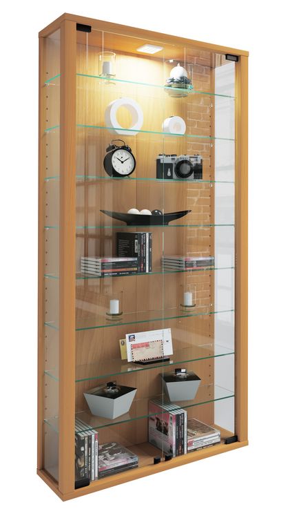 Produktbild: Wandvitrine H&auml;ngevitrine Glasvitrine Vitrosa Maxi