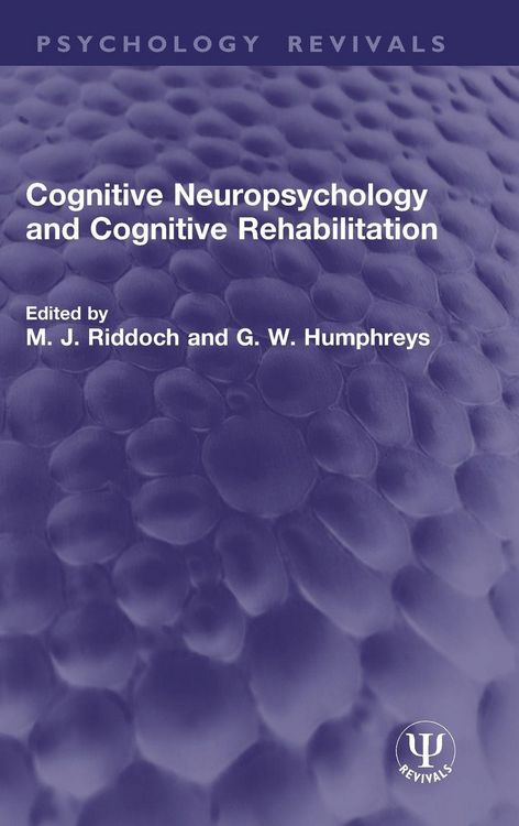 Produktbild: Cognitive Neuropsychology and Cognitive Rehabilitation