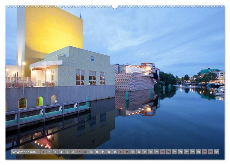 Produktbild: Hausbooturlaub Niederlande - Friesland und Groningen (Wandkalender 2026 DIN A2 quer), CALVENDO Monatskalender