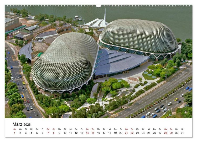 Produktbild: Singapur - Perle S&uuml;dostasiens (Wandkalender 2026 DIN A2 quer), CALVENDO Monatskalender