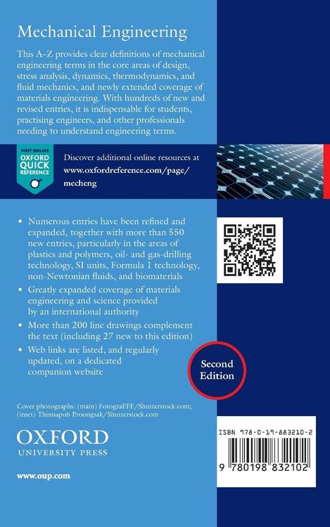 Produktbild: A Dictionary of Mechanical Engineering