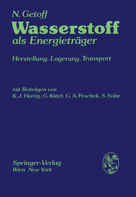 Produktbild: Wasserstoff als Energietr&auml;ger