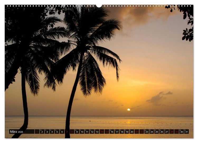 Produktbild: Inselwelt Karibik (Wandkalender 2026 DIN A2 quer), CALVENDO Monatskalender