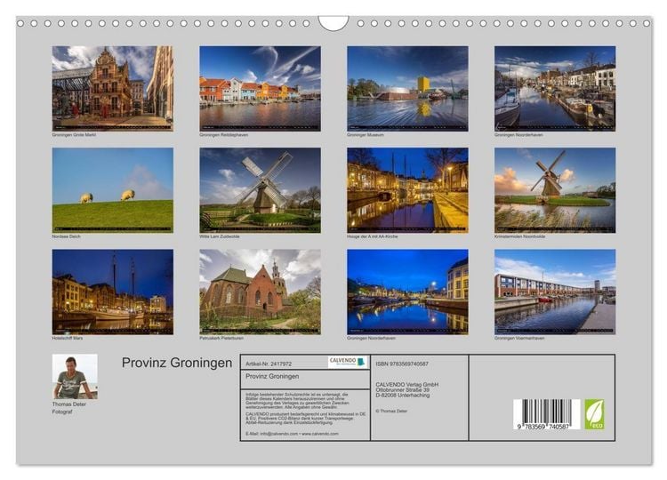 Produktbild: Provinz Groningen (Wandkalender 2027 DIN A3 quer), CALVENDO Monatskalender