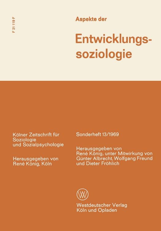 Produktbild: Aspekte der Entwicklungssoziologie